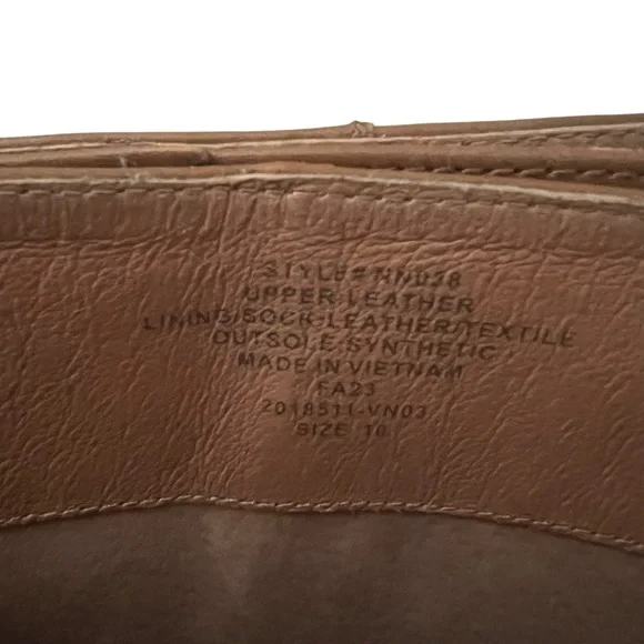 Madewell Drumgold Boot Cognac Sepia Brown Leather Tall Boots US 10 - Picture 4 of 10